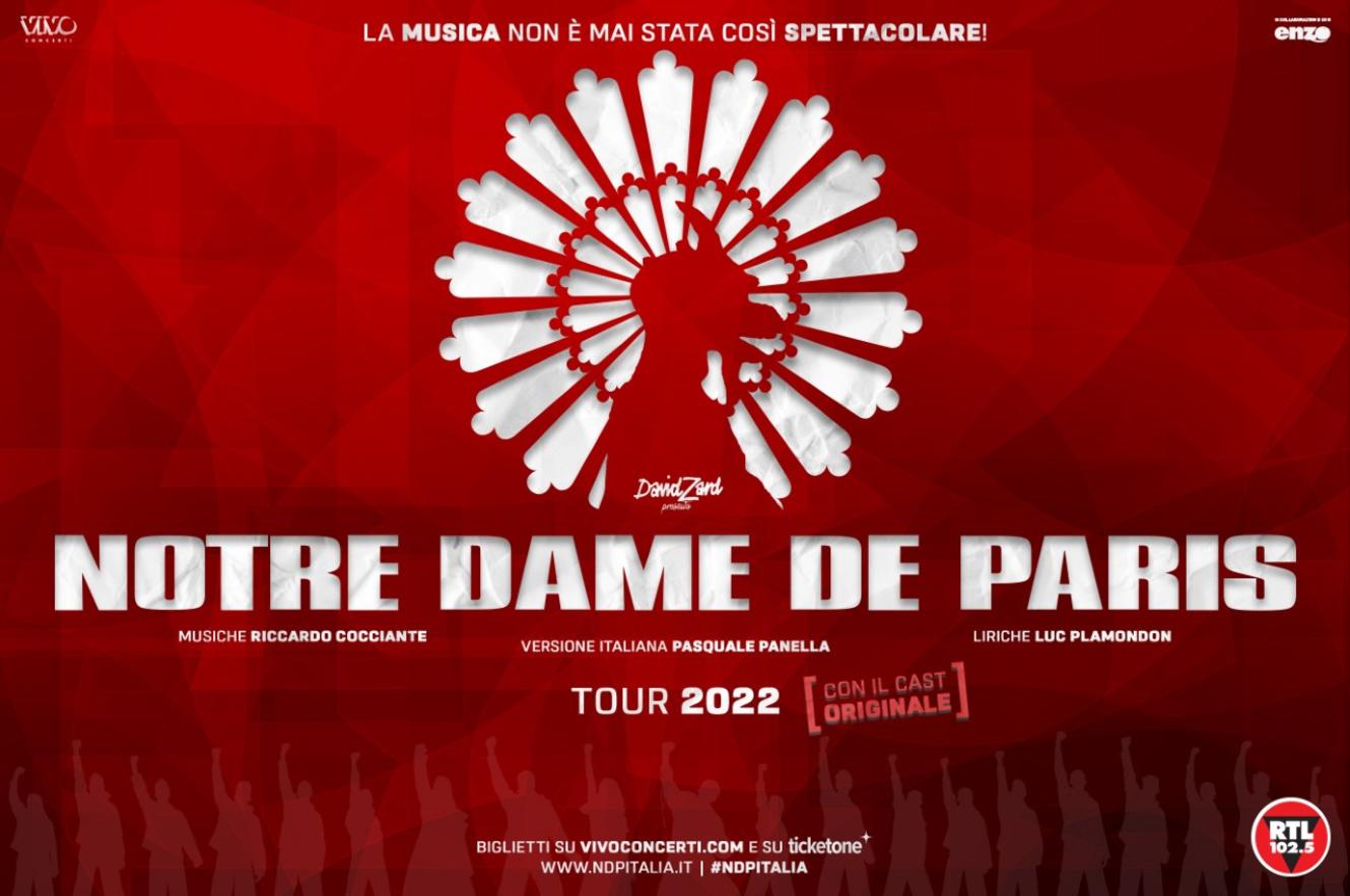 Notre Dame de Paris posticipato al 2022