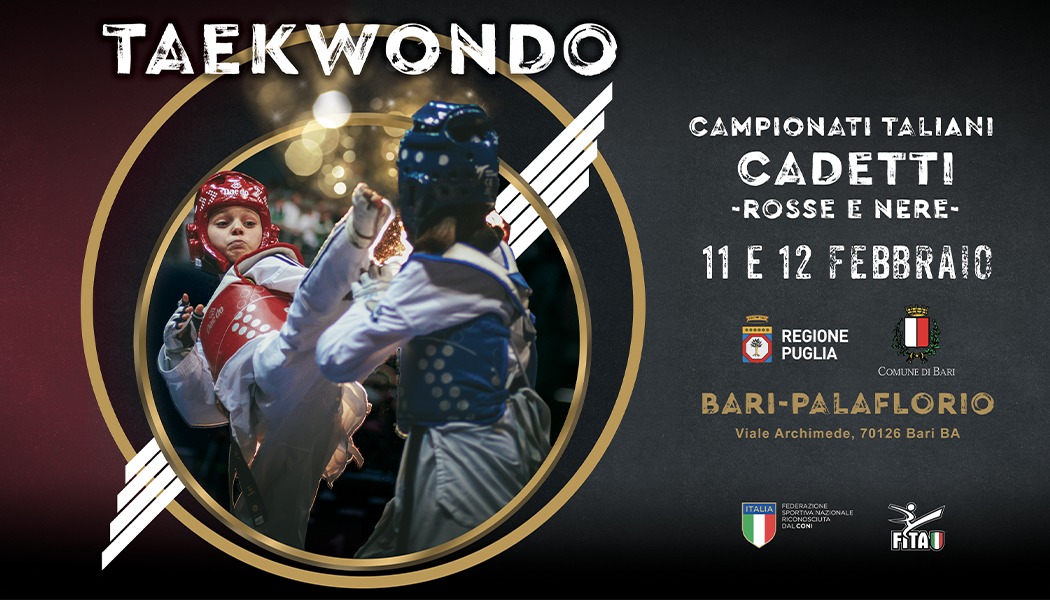 Campionati italiani Cadetti di Taekwondo Cinture Rosse e Nere